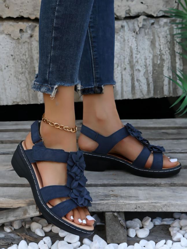 Rocal Outlet |Daisy wedge sandals