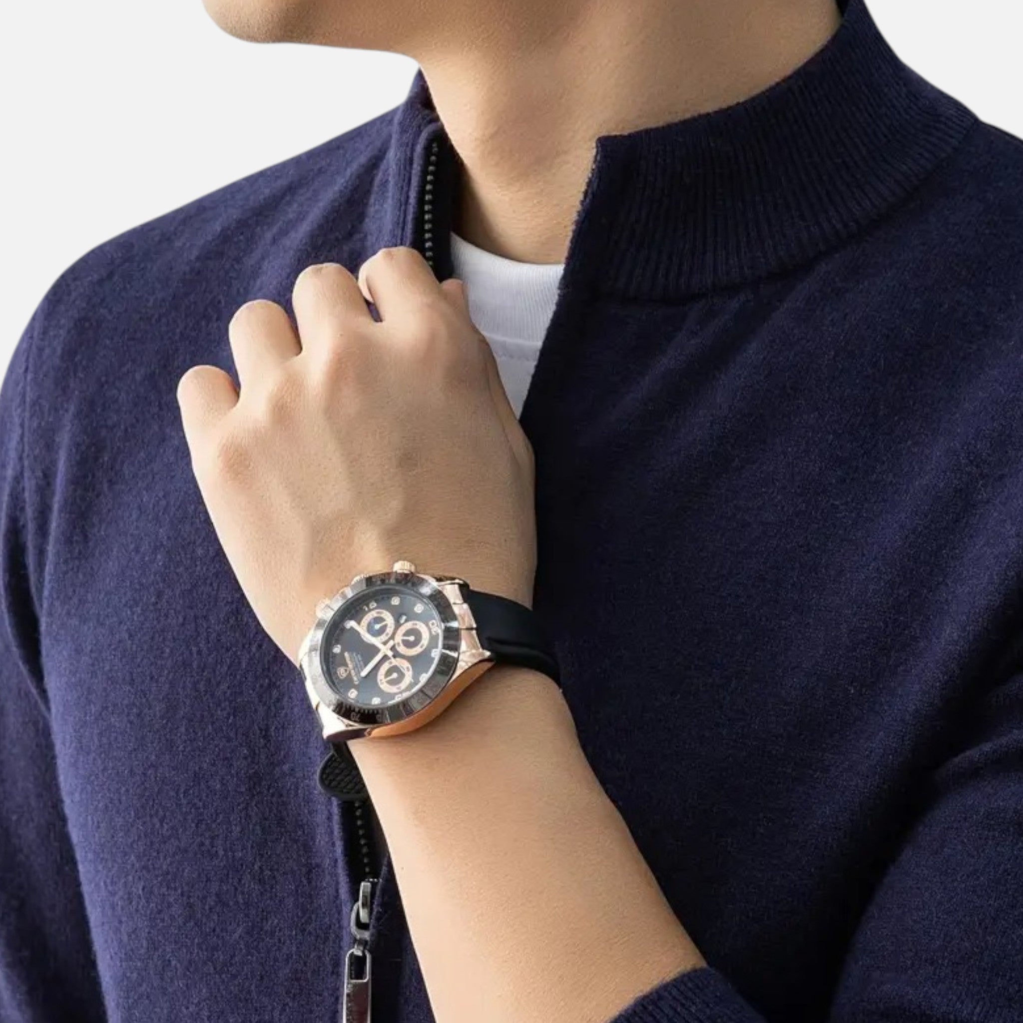 Rocal Outlet | Men's Full Zip Sweater – Heritage Wool Blend