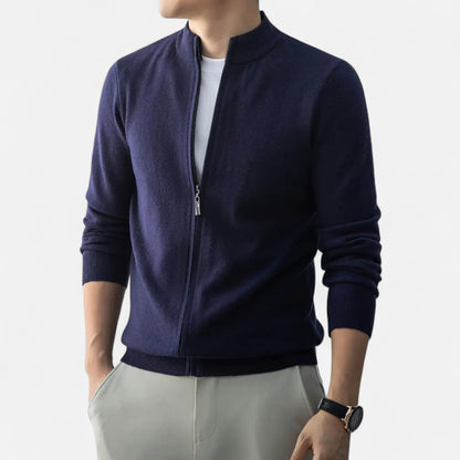 Rocal Outlet | Men's Full Zip Sweater – Heritage Wool Blend