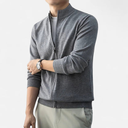 Rocal Outlet | Men's Full Zip Sweater – Heritage Wool Blend