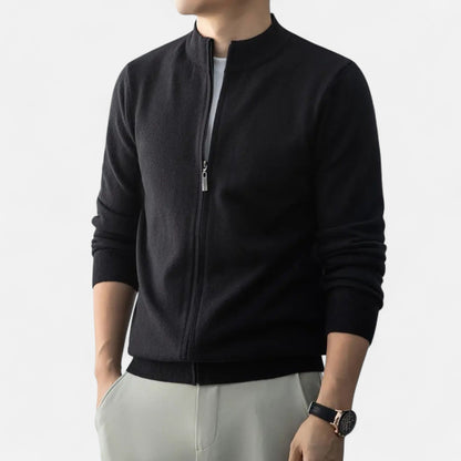 Rocal Outlet | Men's Full Zip Sweater – Heritage Wool Blend