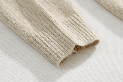 KNITTED PULLOVER SWEATER