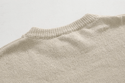 KNITTED PULLOVER SWEATER