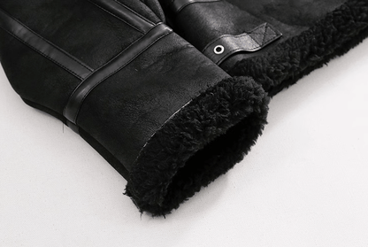SUEDE MOTORCYCLE LEATHER JACKET