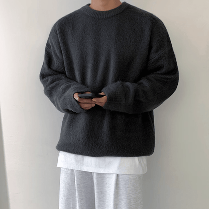 KNITTED PULLOVER SWEATER